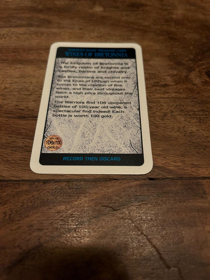 Warhammer Quest Treasure Card Games Workshop