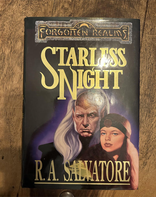 Forgotten Realms Starless Night Legacy of the Drow #2 Hardcover R.A. Salvatore 1994