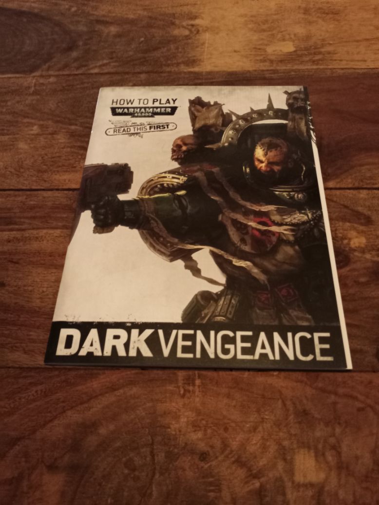 Warhammer 40k How To Play Dark Vengeance Expansion Rulebook Games Workshop