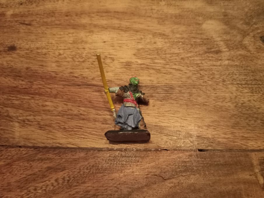 Reaper Orc Hunter With Spear – Figurine 25 Mm Non Peinte – Compatible Pathfinder, D&D – Modèle 77045 Pour Jeux De Rôle Et Wargames
