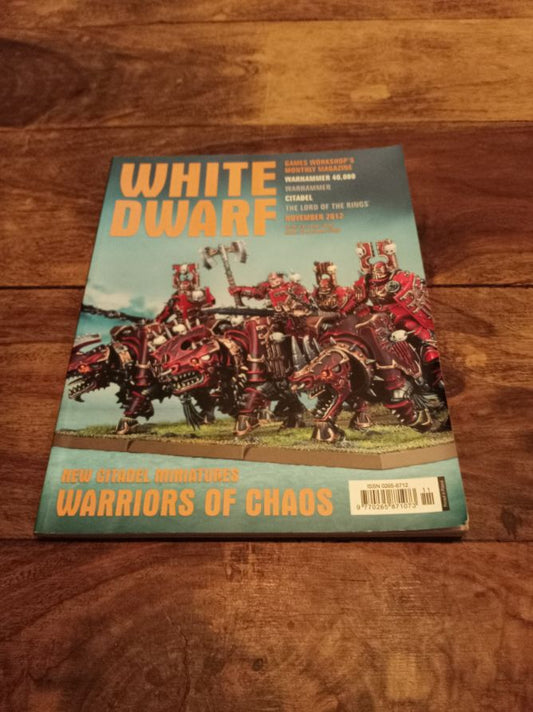 White Dwarf November 2012 Games Workshop Magazine