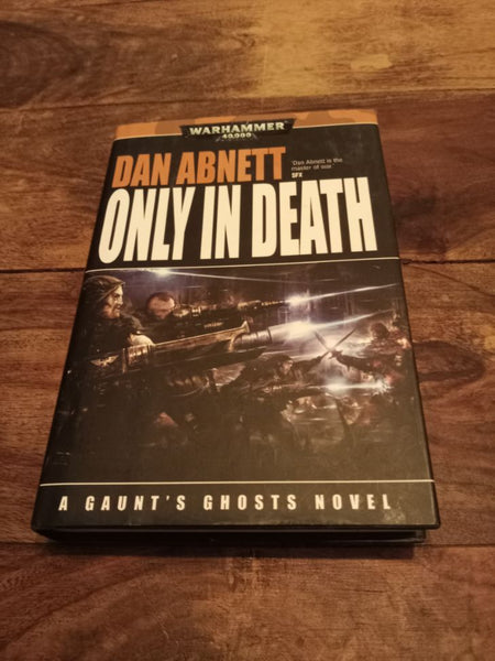 Warhammer 40K Only In Death 1nd Ed Dan Abnett Hardback Black Library 2007