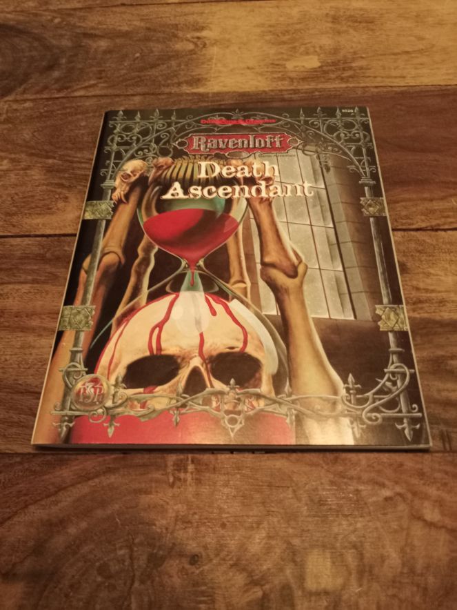 Ravenloft Death Ascendant Grim Harvest #2 With Map TSR 9526 AD&D 1996