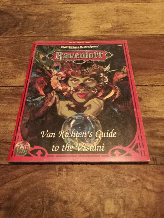 Ravenloft Van Richten's guide to the Vistani TSR 9496 AD&D 1995