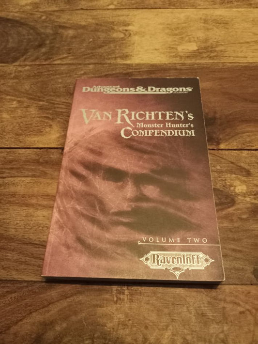 Ravenloft Van Richten's Monster Hunter's Compendium #2 TSR 11507 AD&D 1999