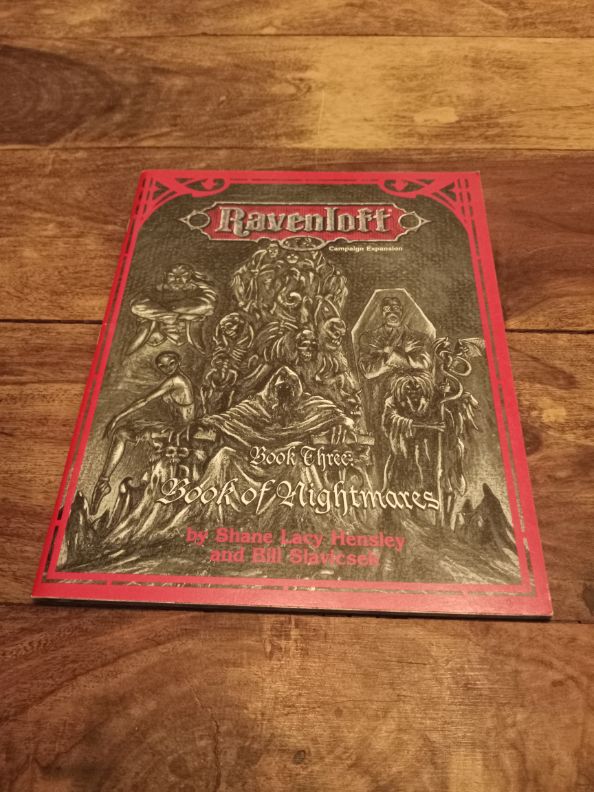 Ravenloft Book Three: Book of Nightmares TSR 1124 AD&D 1995