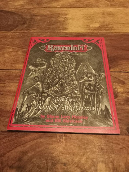 Ravenloft Book Three: Book of Nightmares TSR 1124 AD&D 1995
