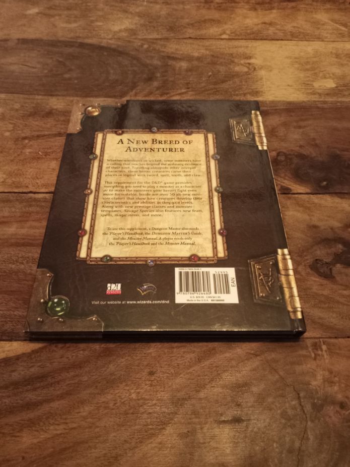 Dungeons & Dragons Savage Species Wizards of the Coast 2003