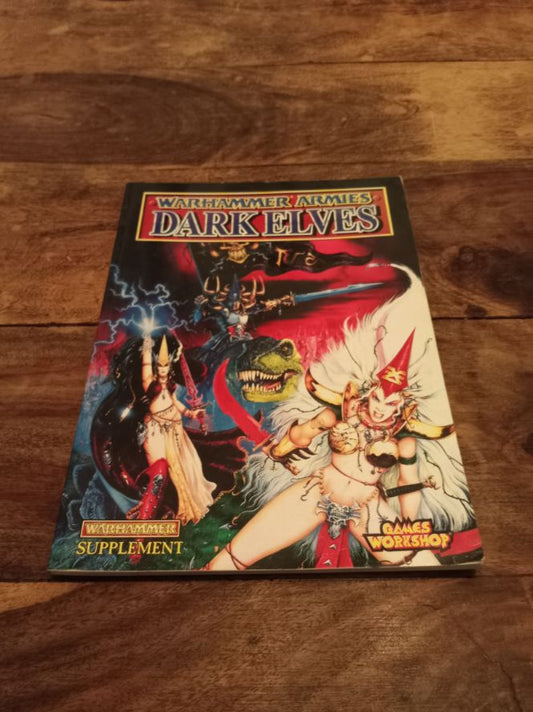 Warhammer Fantasy Dark Elves Army Book 4th Ed Games Workshop 1995