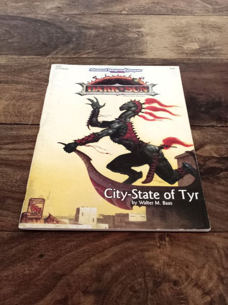 Dark Sun City-State of Tyr With Map TSR 2420 AD&D 1993