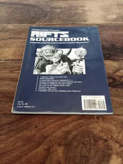 Rifts Sourcebook #1 1st Edition Palladium 1993