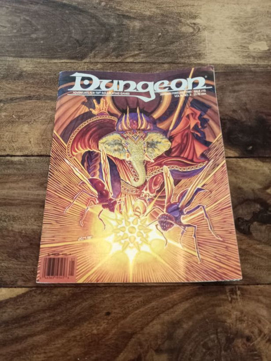 Dungeon Magazine #15 Jan/Feb 1989 TSR D&D