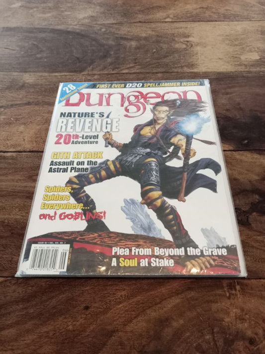 Dungeon Magazine #92 May/June Includes Token Sheet 2002 TSR D&D