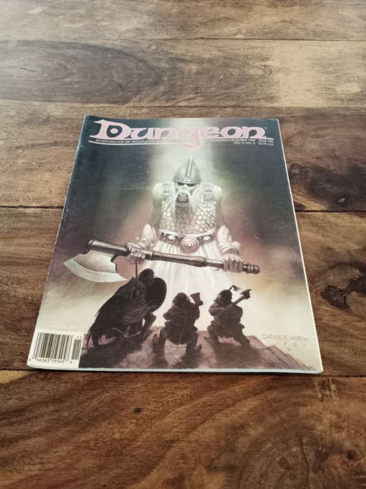 Dungeon Magazine #20 November/December 1989 TSR D&D