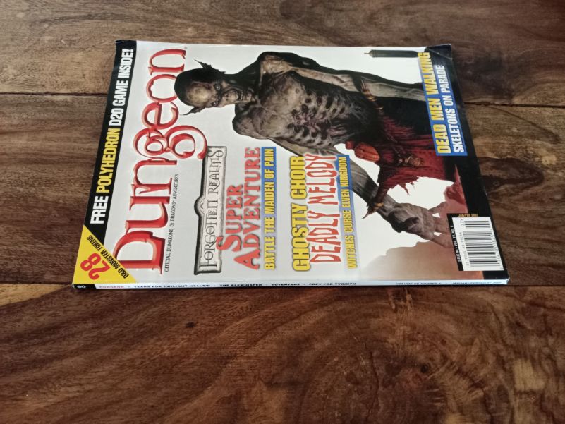 Dungeon Magazine #90 Jan/Feb Forgotten Realms 2002 TSR D&D