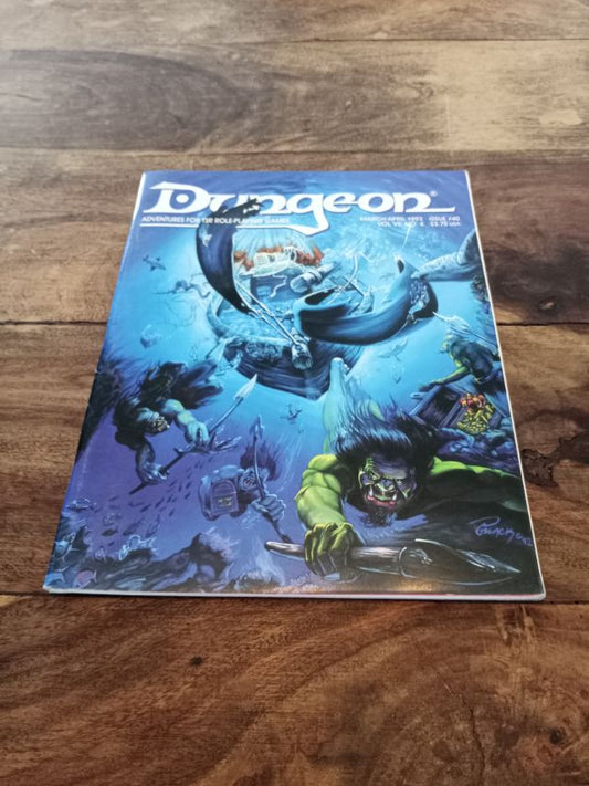 Dungeon Magazine #40 March/April 1993 TSR D&D