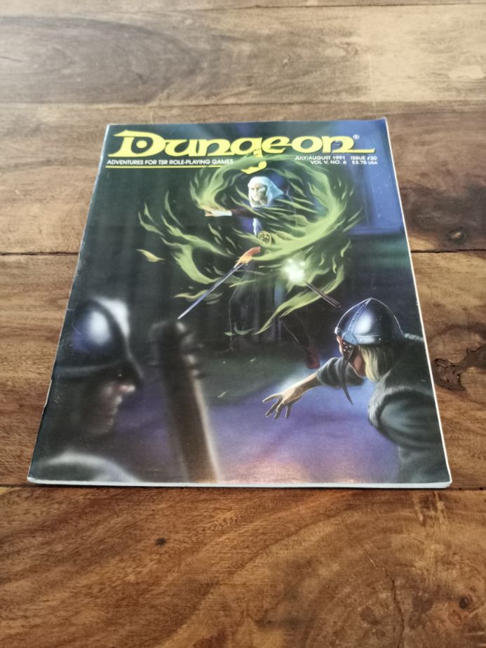 Dungeons & Dragons #30 Vol V No 6 Jul/Aug Includes tavern floor plan 1991 TSR D&D