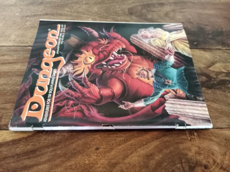 Dungeon Magazine #39 Vol. VII No. 3 With Map January/February 1992 TSR D&D