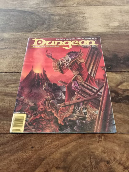 Dungeon Magazine #24 July/August Vol IV. No. 6 1990 TSR D&D