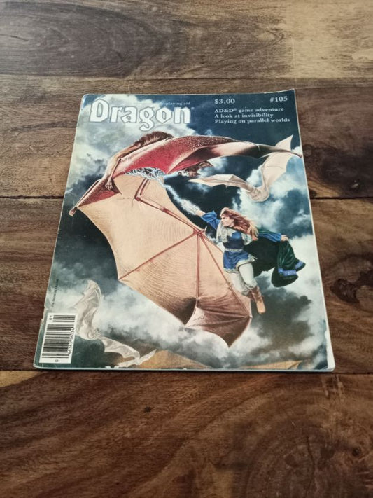 Dragon Magazine #105 January 1986 TSR D&D