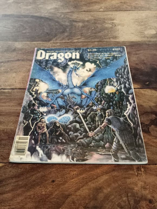 Dragon Magazine # 103 November 1985 TSR AD&D