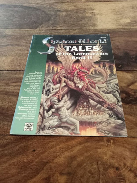 Shadow World Tales of the Loremasters Book II I.C.E. 6008 Rolemaster 1989