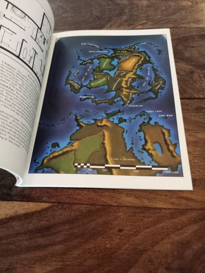 Shadow World Quellbourne Land of the Silver Mist With Map I.C.E. 6001 Rolemaster 1989