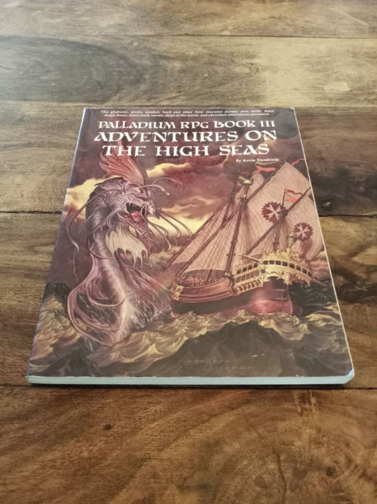 Palladium RPG Book III Adventures on the High Seas 1st Ed 1987