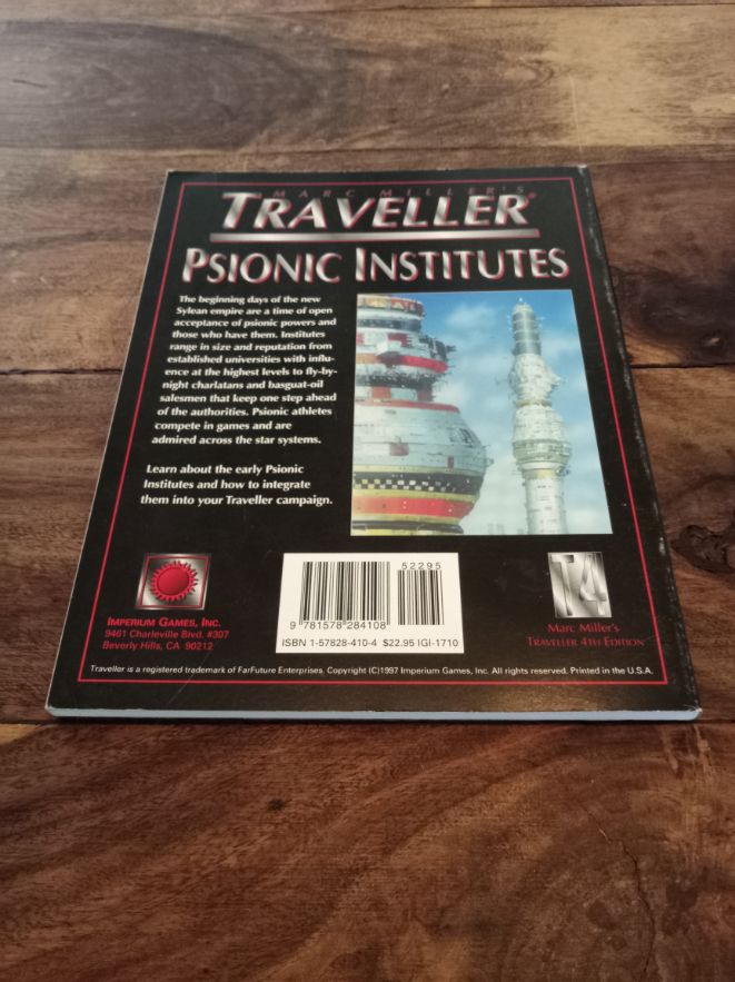 Traveller Psionic Institutes Imperium Games 1997