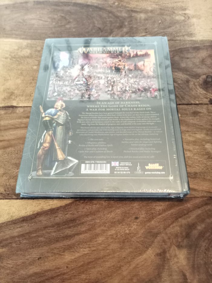 Warhammer Age Of Sigmar 2nd Edition Core Rule Book New Hardback 2018