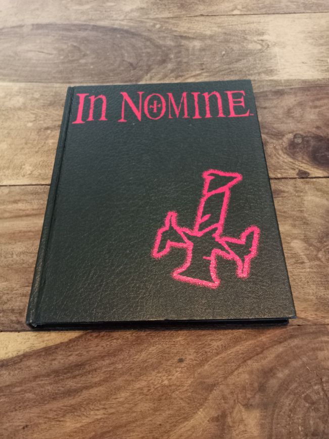 In Nomine Core Rules Black Hardcover Steve Jackson Games 1997