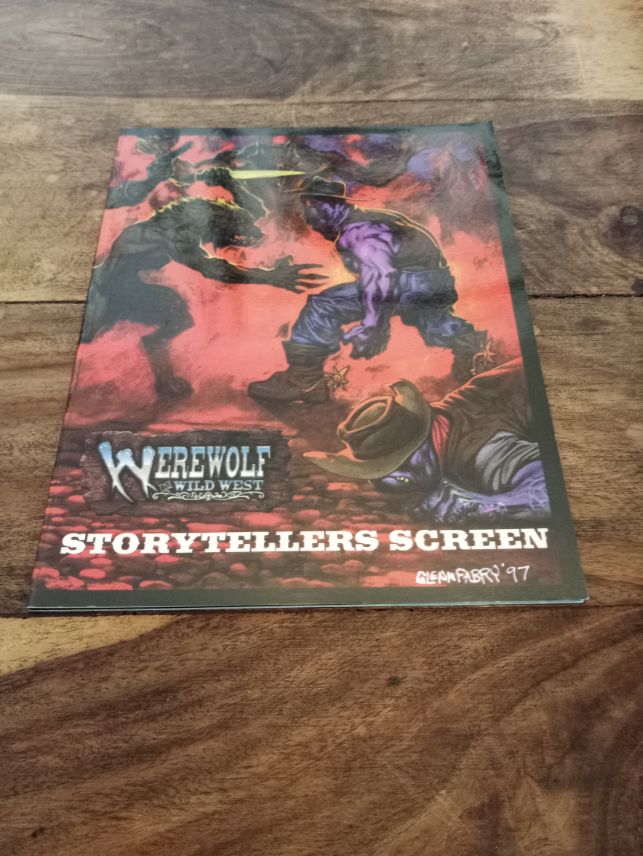 Werewolf Frontier Secrets - Storyteller's Screen The Wild West White Wolf 1997