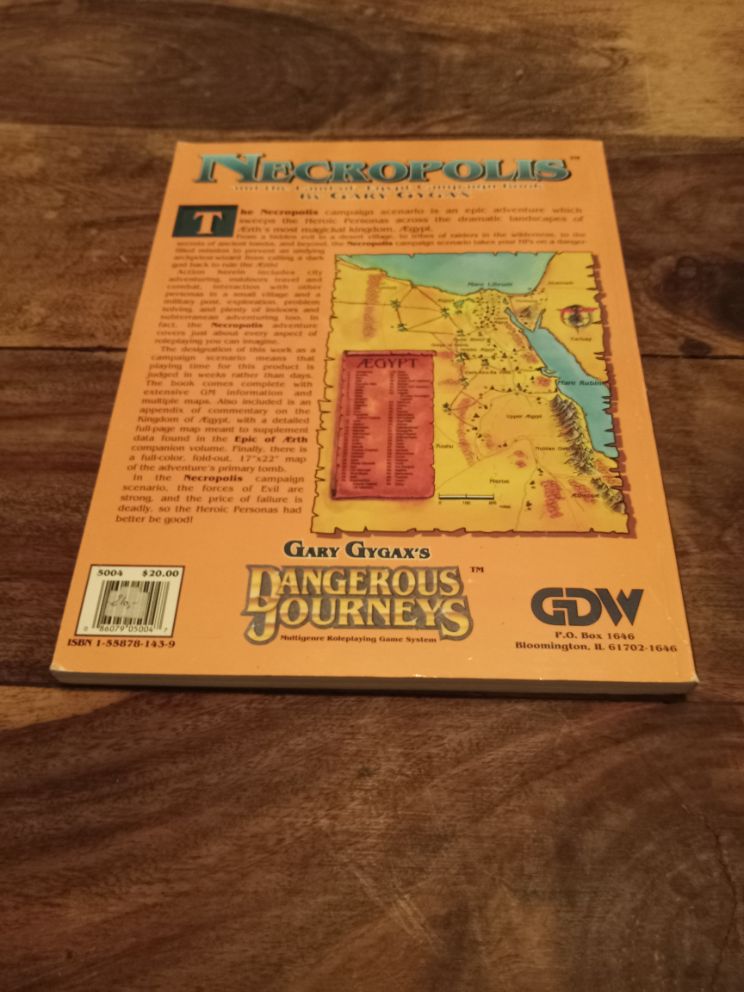 Dangerous Journeys Necropolis GDW 1992