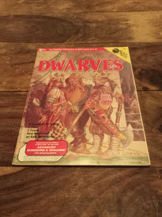 Dwarves Role Aids #704 AD&D Mayfair Games Inc.1984