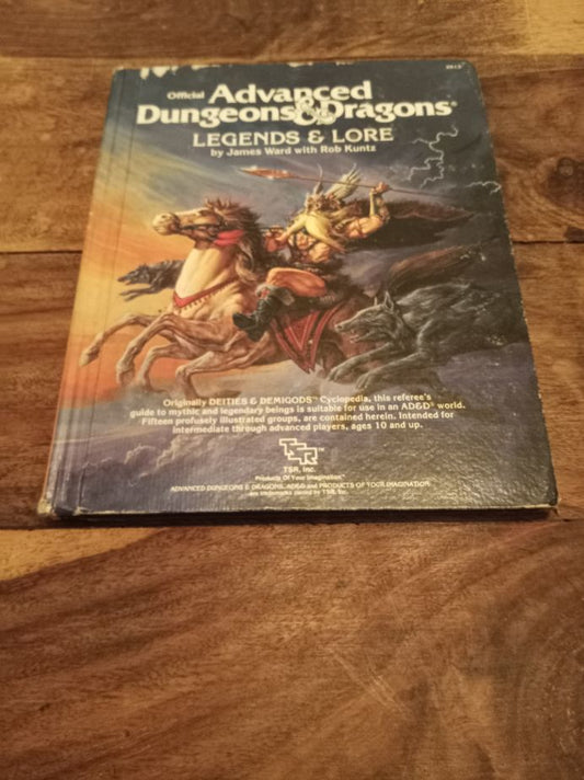 AD&D Legends & Lore Hardcover TSR 1985