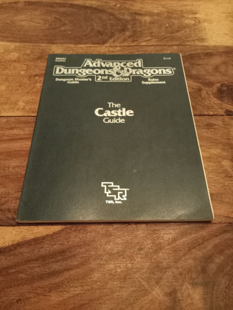 The Castle Guide Advanced Dungeons Dragons TSR 2114 AD&D 1990