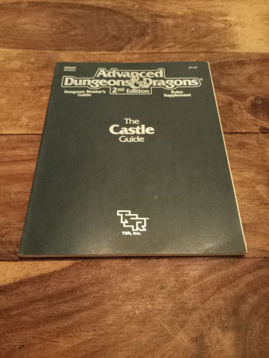 The Castle Guide Advanced Dungeons Dragons TSR 2114 AD&D 1990