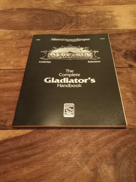 Dark Sun The Complete Gladiator's Handbook AD&D 2nd Edition TSR 1993