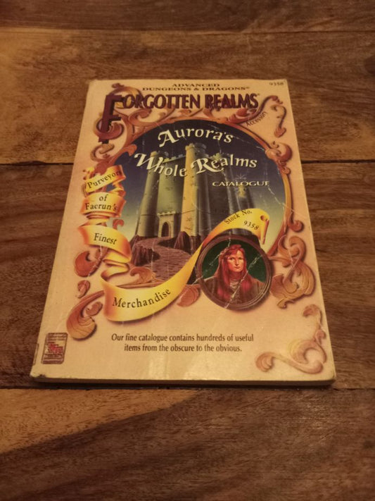 Forgotten Realms Aurora's Whole Realms Catalogue AD&D 2nd Edition TSR 1992