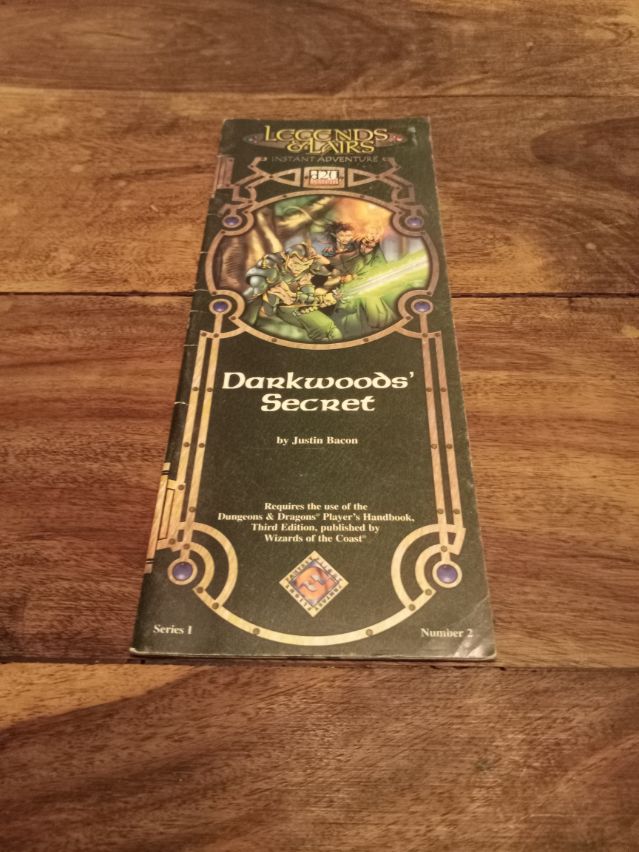 Legends & Lairs Darkwoods' Secret d20 FFG 2001