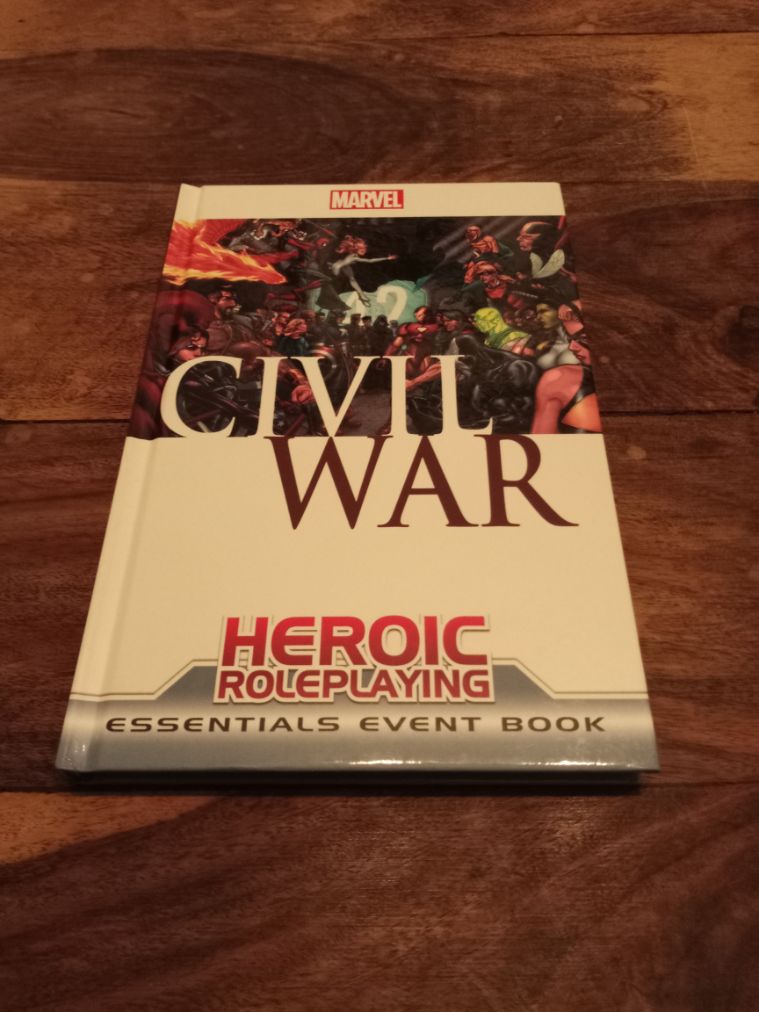 Marvel Civil War Essentials Event Heroic Roleplaying Margaret Weis Productions 2012