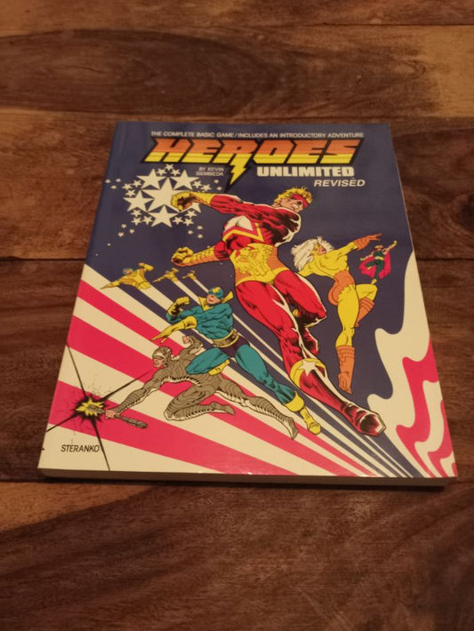 Heroes Unlimited 1st Edition, Revised Palladium 1987