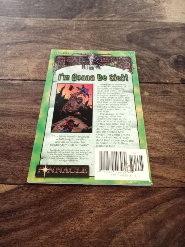 Deadlands Infestations Dime Novel #2 Pinnacle 1999