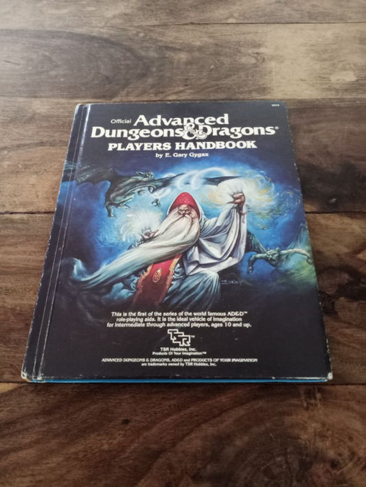 AD&D Player's Handbook TSR 2010 Advanced Dungeons & Dragons 1980