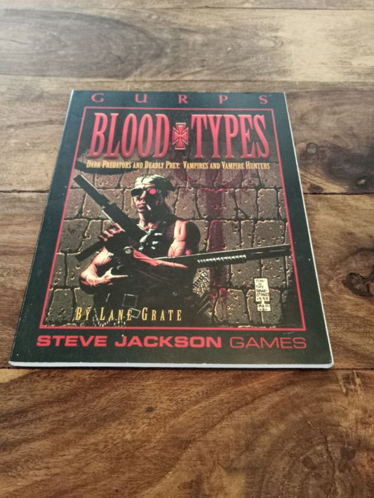 Gurps Blood Types Steve Jackson Games 1995