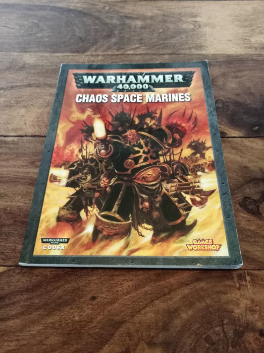 Warhammer 40,000 Chaos Space Marines 4th Edition Codex Games Workshop