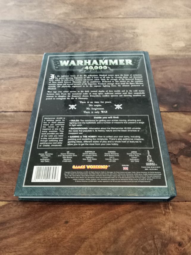 Warhammer 40,000 4th Edition Core Rulebook Hardcover Games Workshop 2004