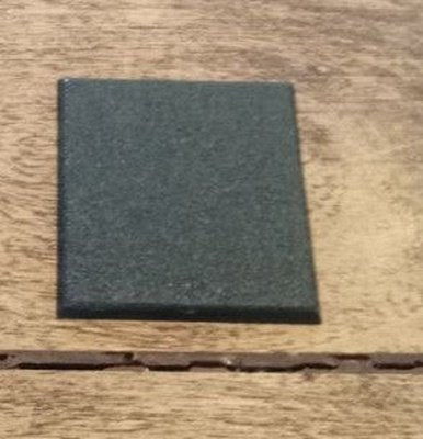 50mm Square Plain Wargaming Plastic Bases Warhammer