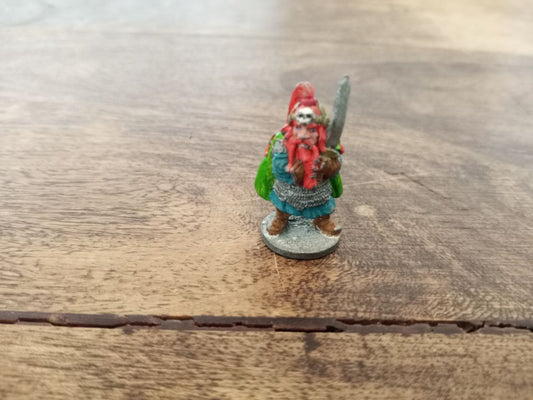 Dwarf Warrior Metal Miniatures