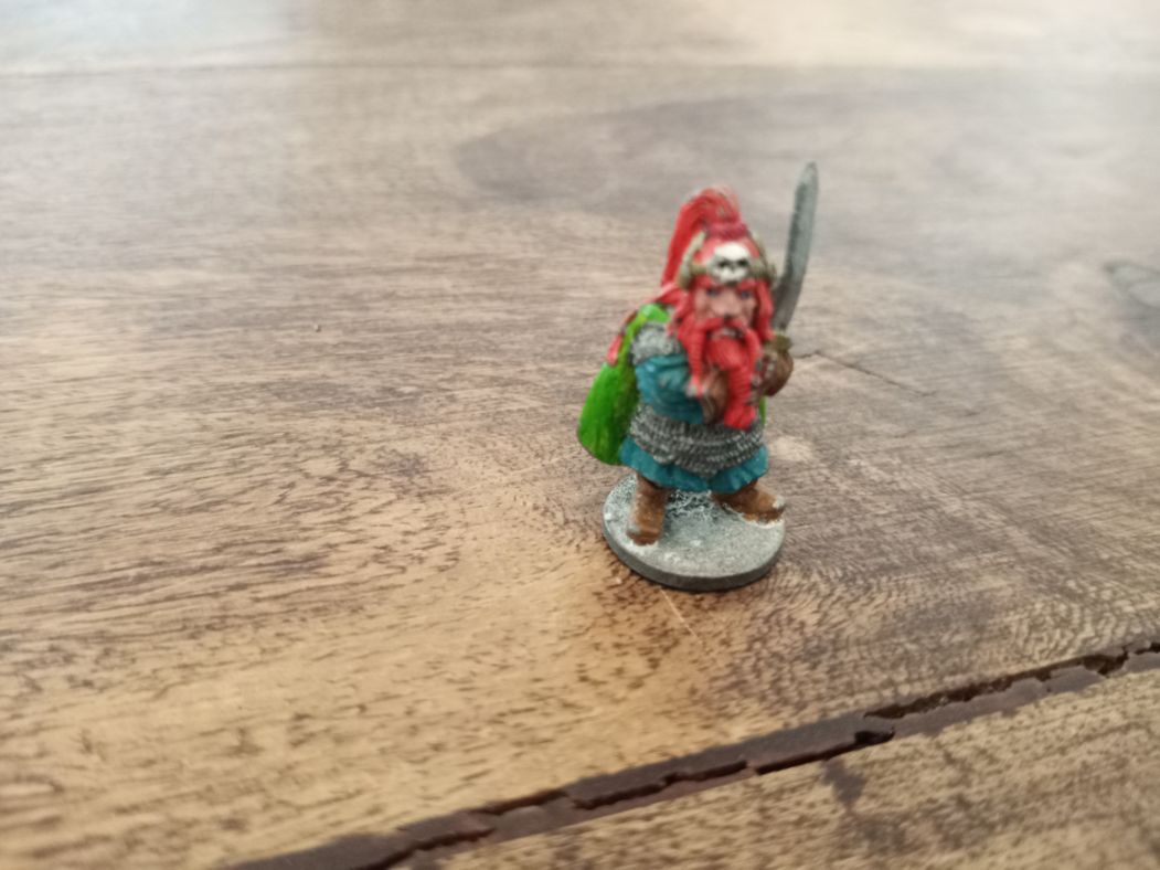 Dwarf Warrior Metal Miniatures